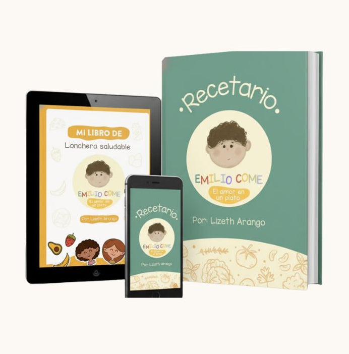 Recetario Completo + Loncheras Saludables Avaladas por Nutricionista Infantil