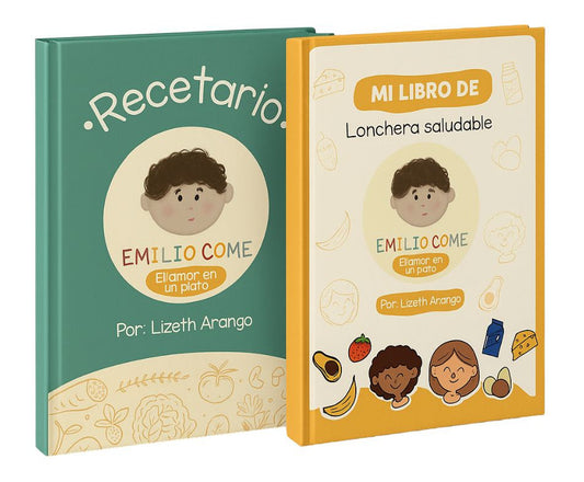 Recetario Saludable para el Día a Día de tus Peques + Mi Libro de Loncheras Saludables